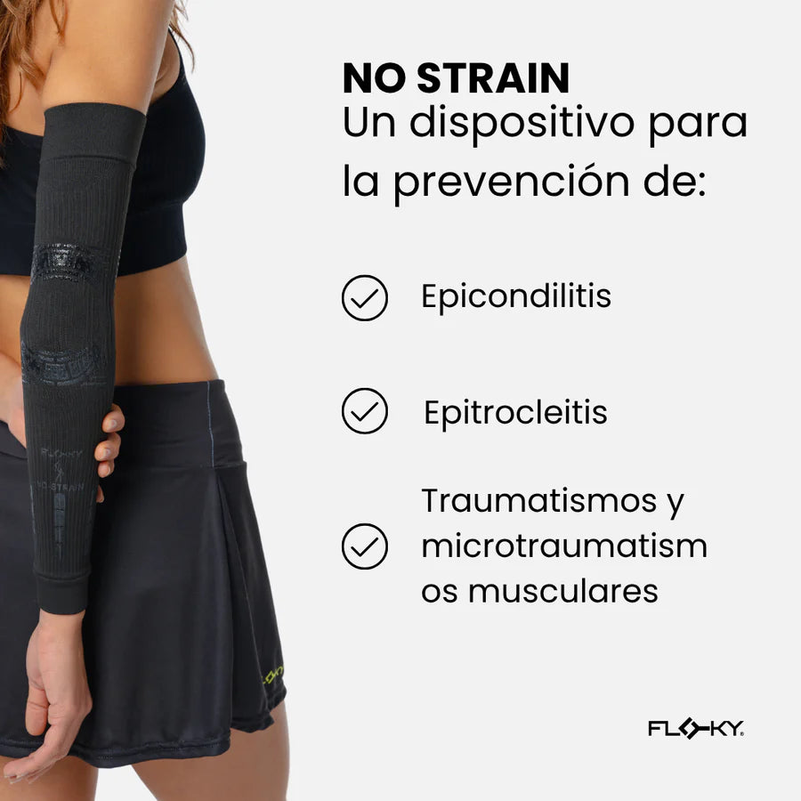 Manguitos Floky No Strain Blanco