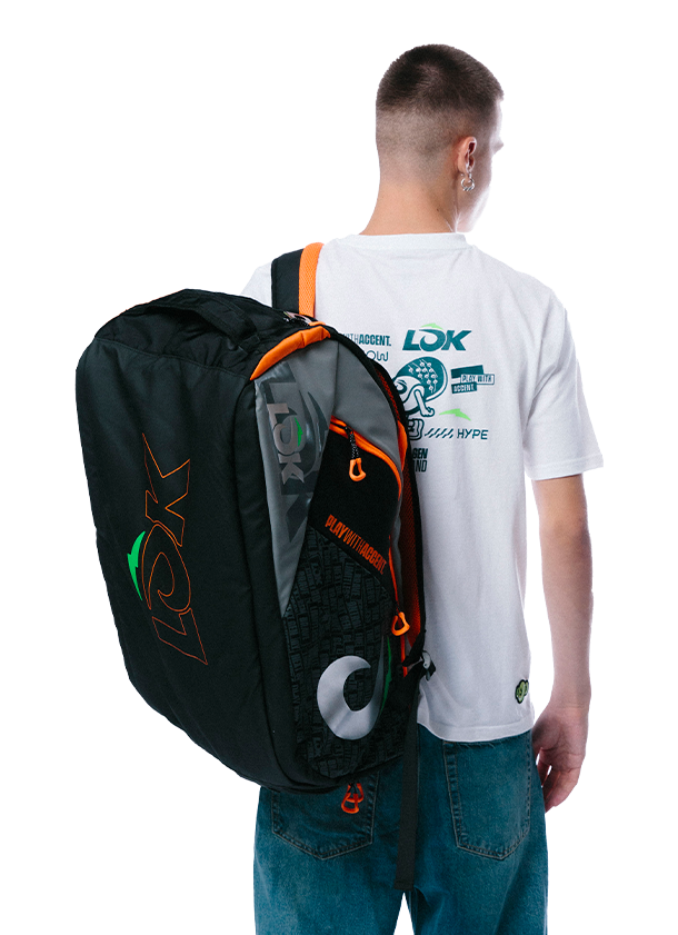 LÕK Maxx Gen 2 negro gris y naranja